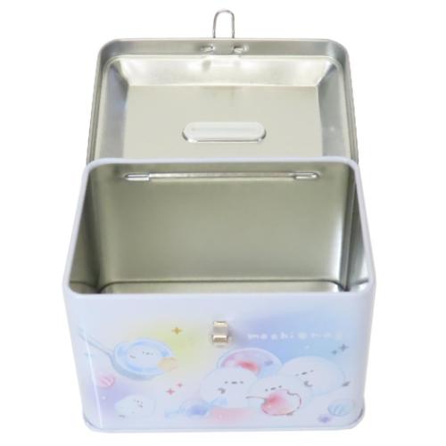 貯金箱 カギ付き缶バンク もちえなが かわいい グッズ