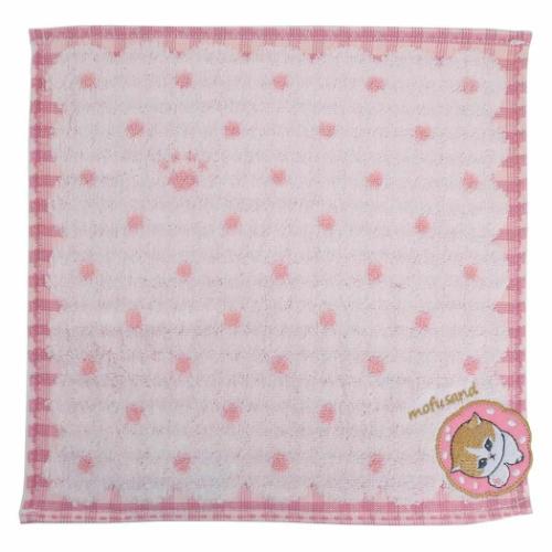 モフサンド ミニタオル ジャガードハンカチタオル ごろんとドーナツ mofusand キャラクター グッズ メール便可