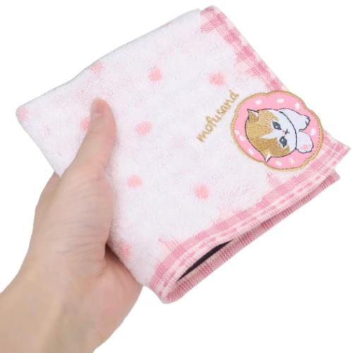 モフサンド ミニタオル ジャガードハンカチタオル ごろんとドーナツ mofusand キャラクター グッズ メール便可