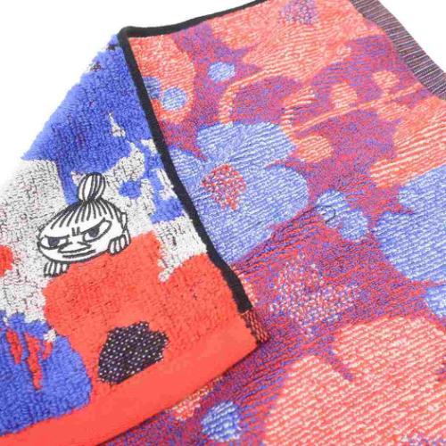 ムーミン ハンドタオル ジャガードウォッシュタオル オーガニックコットン クッキア 北欧 キャラクター グッズ メール便可