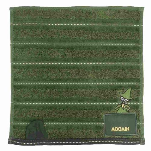 ムーミン ミニタオル シャーリングハンカチタオル スナフキン 北欧 キャラクター グッズ メール便可