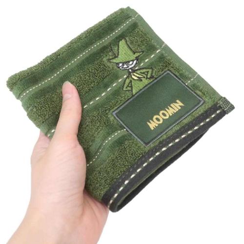 ムーミン ミニタオル シャーリングハンカチタオル スナフキン 北欧 キャラクター グッズ メール便可