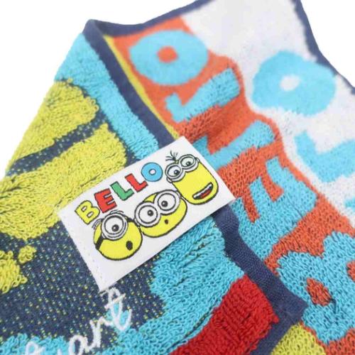 ミニオンズ ミニタオル ジャガードハンカチタオル ベローデイジー ユニバーサル映画 キャラクター グッズ メール便可