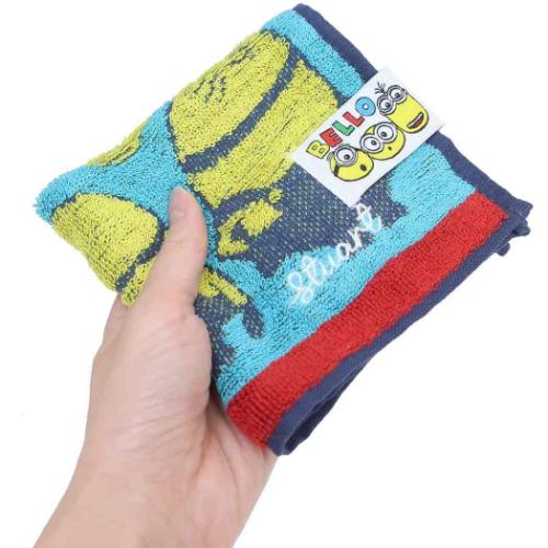 ミニオンズ ミニタオル ジャガードハンカチタオル ベローデイジー ユニバーサル映画 キャラクター グッズ メール便可