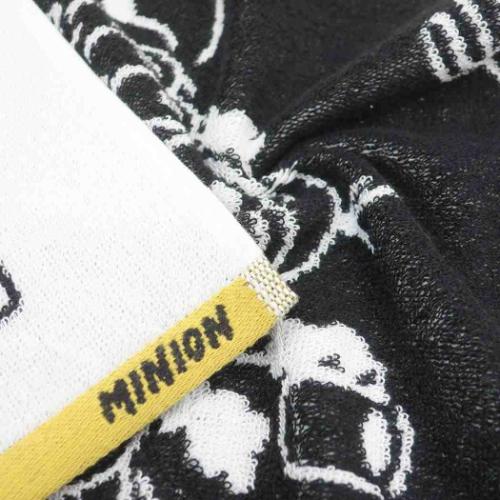 ミニオンズ フェイスタオル ジャガードロングタオル コーヒーバナナ ユニバーサル映画 キャラクター グッズ メール便可