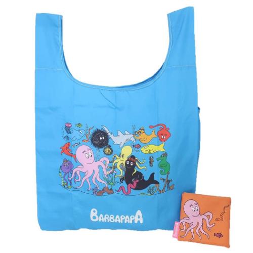 バーバパパ エコバッグ ショッピングバッグ 海のなかまたち BARBAPAPA キャラクター グッズ メール便可