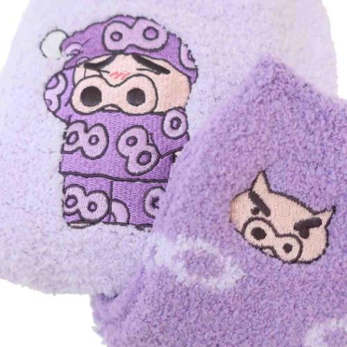 クレヨンしんちゃん もこもこソックス もこもこ靴下in巾着 ぶりぶりざえもん パジャマ アニメキャラクター グッズ
