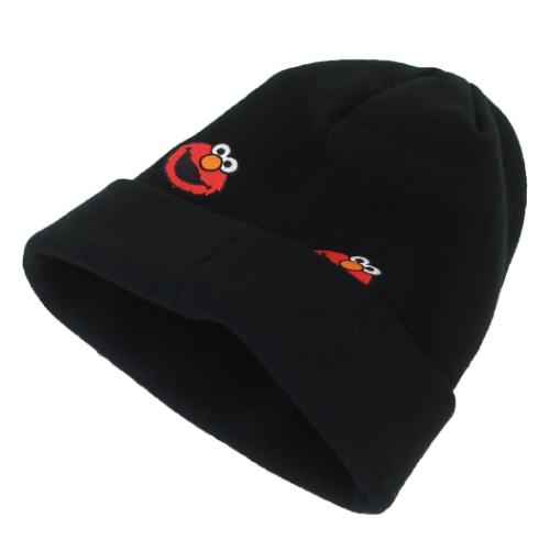 セサミストリート 帽子 ニットキャップ エルモ キャラクター グッズ メール便可