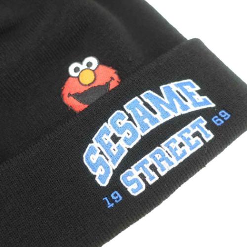セサミストリート 帽子 ニットキャップ エルモ キャラクター グッズ メール便可