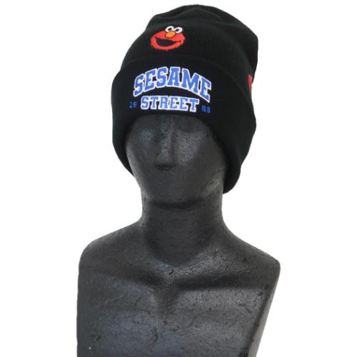 セサミストリート 帽子 ニットキャップ エルモ キャラクター グッズ メール便可