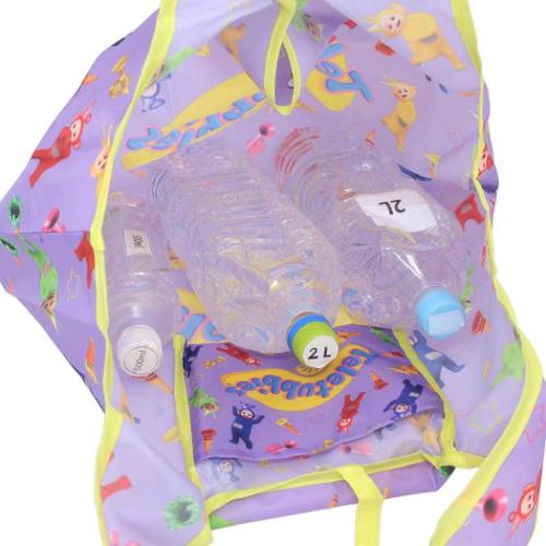 テレタビーズ エコバッグ 折りたたみ ショッピングバッグ パーティー キャラクター グッズ メール便可