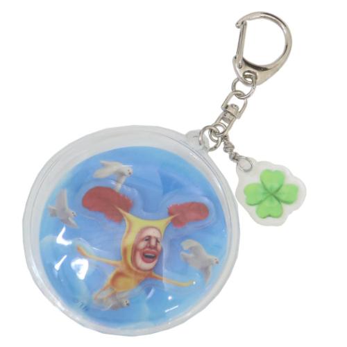 こびとづかん キーリング エアーキーホルダー ホトケアカバネ キャラクター グッズ メール便可