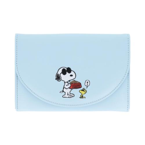 スヌーピー マルチポーチ ジャバラ収納ポーチ NLC ジョー クール ピーナッツ キャラクター グッズ