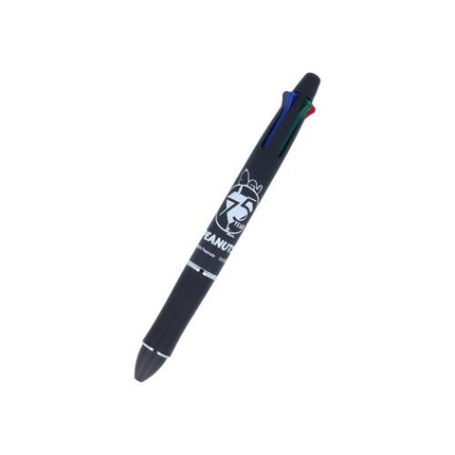 スヌーピー 多機能ボールペン Dr.Grip4+1 PN75周年 ブラック ピーナッツ キャラクター グッズ メール便可
