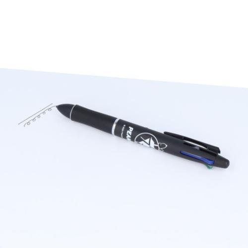 スヌーピー 多機能ボールペン Dr.Grip4+1 PN75周年 ブラック ピーナッツ キャラクター グッズ メール便可