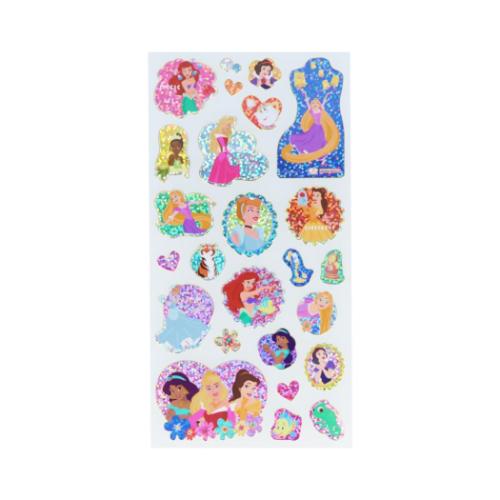 ディズニープリンセス シールシート ホログラムシール NLC ディズニー キャラクター グッズ メール便可