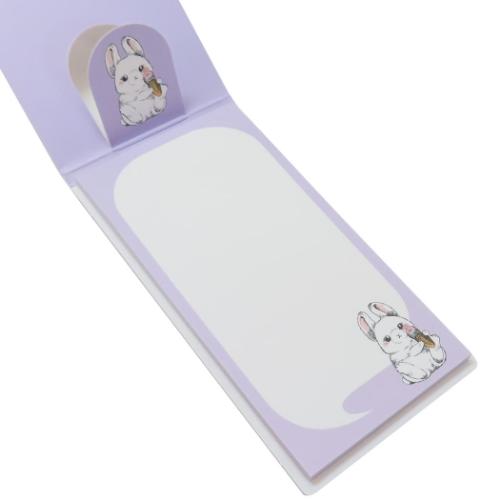 いわさきゆうし 付箋 立つふせん おめかしするウサギ ふきだし かわいい グッズ メール便可