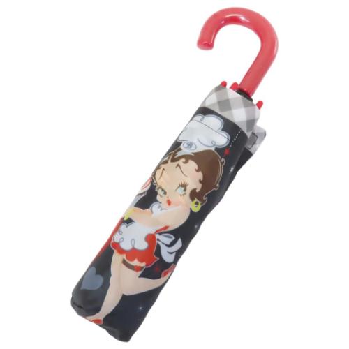 ベティブープ 折りたたみ傘 折り畳み傘 グレーライン BETTY BOOP キャラクター グッズ
