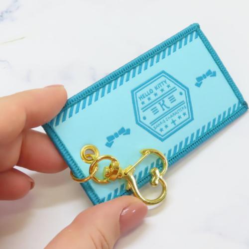 ハローキティ キーリング トラベル チケット風 フライトタグ KT サンリオ キャラクター グッズ メール便可