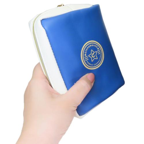 シナモロール コスメポーチ トラベル　ブック風　ポーチ CN サンリオ キャラクター グッズ