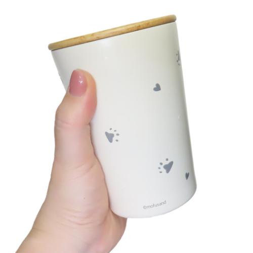 モフサンド 保温保冷コップ 2WAY 真空二重タンブラーM 木蓋付 400ml しろくま mofusand キャラクター グッズ