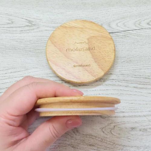 モフサンド 保温保冷コップ 2WAY 真空二重タンブラーM 木蓋付 400ml しろくま mofusand キャラクター グッズ