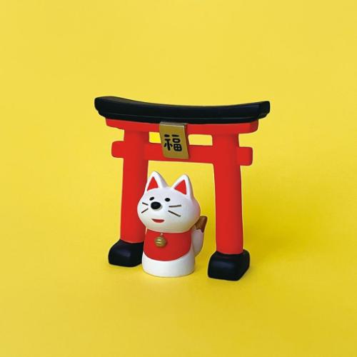 FUKU 福 MONO concombre マスコット 豆福鳥居 かわいい グッズ メール便可