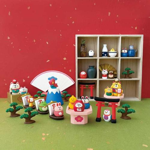 FUKU 福 MONO concombre マスコット 豆福鳥居 かわいい グッズ メール便可