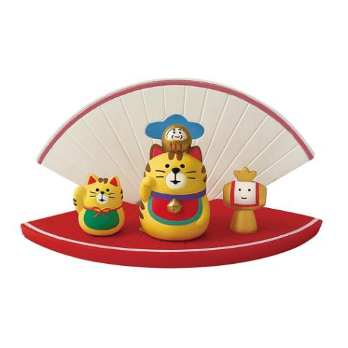 FUKU 福 MONO concombre マスコット 扇の台座 かわいい グッズ メール便可