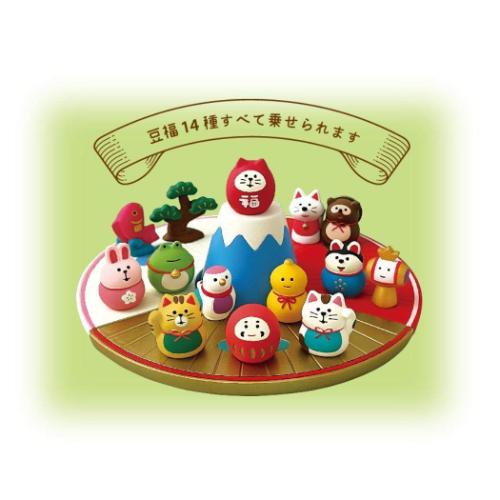 FUKU 福 MONO concombre マスコット 扇の台座 かわいい グッズ メール便可