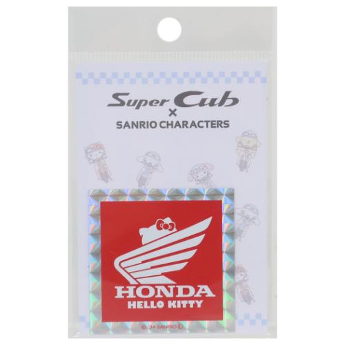 ハローキティ ステッカー キラキラシール HONDAxサンリオキャラクターズ サンリオ キャラクター グッズ メール便可