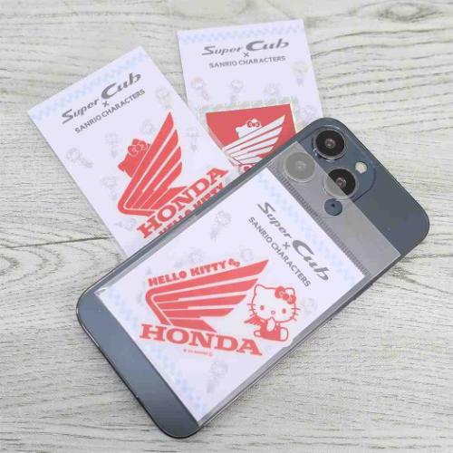 ハローキティ ステッカー キラキラシール HONDAxサンリオキャラクターズ サンリオ キャラクター グッズ メール便可