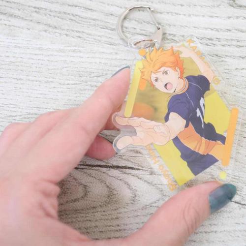 ハイキュー！！ キーリング アクリルキーホルダー 日向 翔陽 少年ジャンプ アニメキャラクター グッズ メール便可