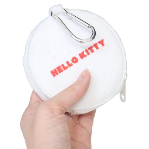 ハローキティ ミニポーチ カラビナ付き丸型ポーチ サンリオ キャラクター グッズ