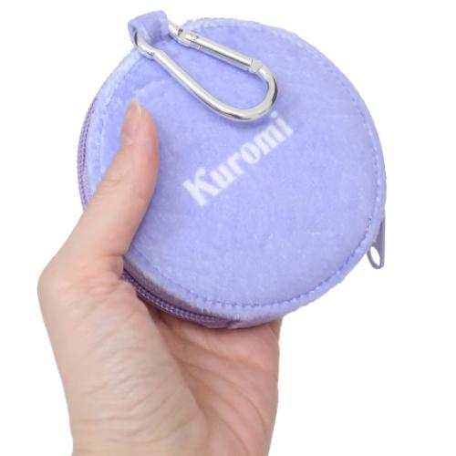 クロミ ミニポーチ カラビナ付き丸型ポーチ サンリオ キャラクター グッズ