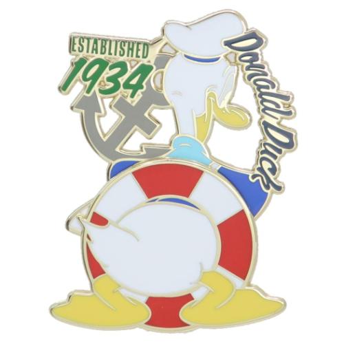 ドナルドダック ピンバッジ コレクションピンバッジ　おしり ディズニー キャラクター グッズ メール便可