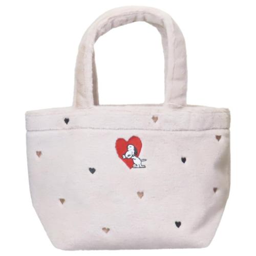 スヌーピー ミニバッグ トートバッグ ボアハート ピーナッツ キャラクター グッズ