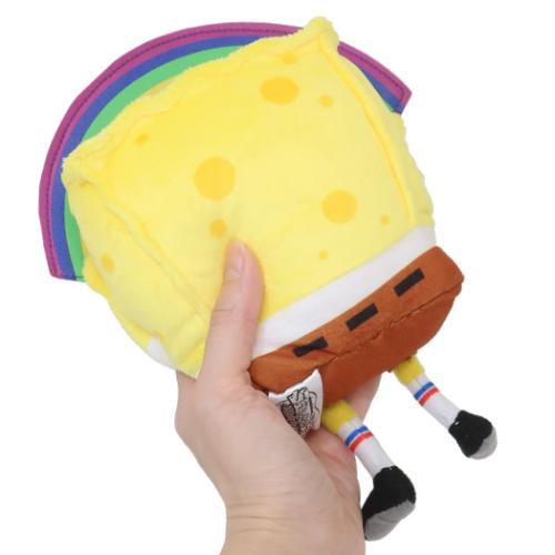 スポンジボブ ぬいぐるみ ビーンドール レインボー キャラクター グッズ