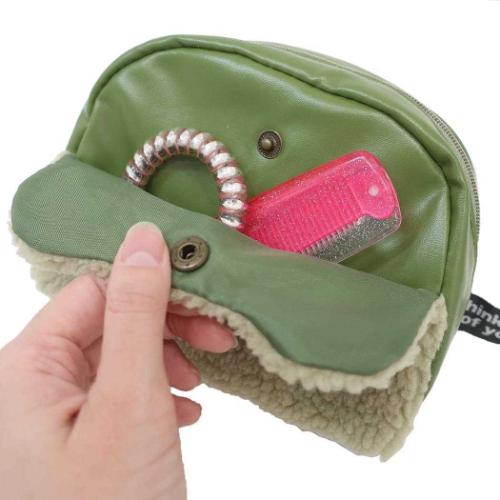 かえるのピクルス コスメポーチ ラウンドポーチ もこフェイス キャラクター グッズ