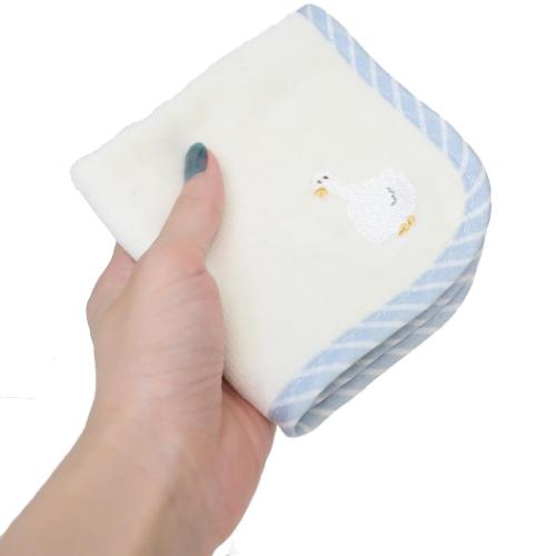 ピッコロット ミニタオル タオルハンカチ ハンカチタオル あひる かわいい グッズ メール便可