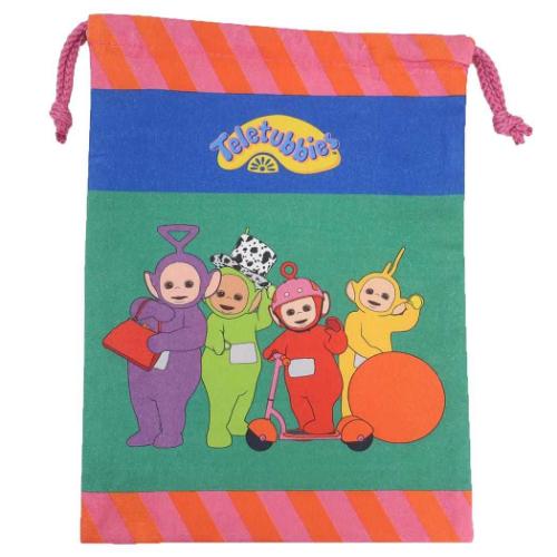 テレタビーズ きんちゃく 巾着ポーチ BLxGR キャラクター グッズ メール便可