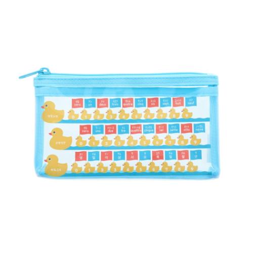 知りたいこと図鑑 ペンケース ペンポーチ C クリアフラットペンポーチ かわいい グッズ メール便可