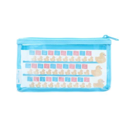 知りたいこと図鑑 ペンケース ペンポーチ C クリアフラットペンポーチ かわいい グッズ メール便可