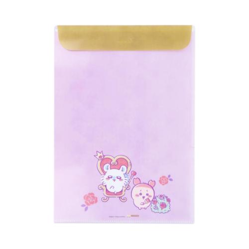 ちいかわ ポケットファイル クリアファイルエンベロープ付 A4 ティータイムB キャラクター グッズ メール便可