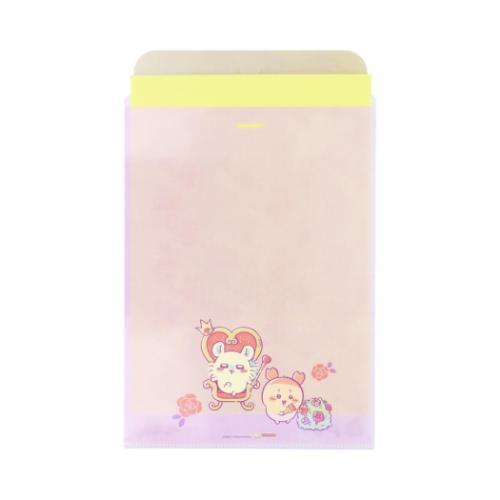 ちいかわ ポケットファイル クリアファイルエンベロープ付 A4 ティータイムB キャラクター グッズ メール便可