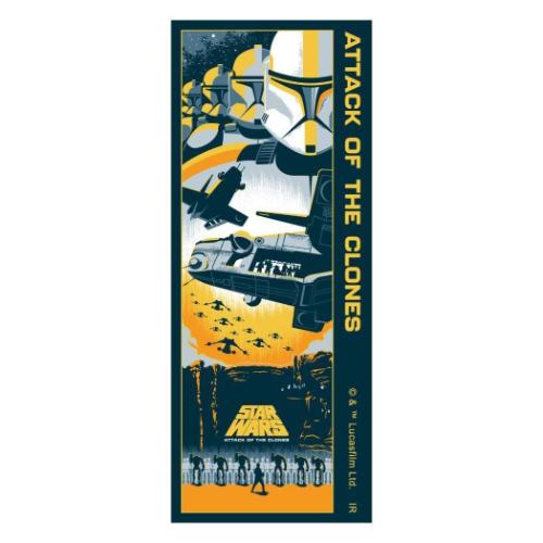 スターウォーズ ビッグシール チェンジングステッカー SAGA EP2 STAR WARS キャラクター グッズ メール便可