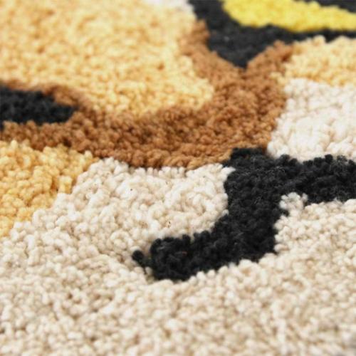 アニマルグッズ フロアマット マット スナネコフェイス ねこ インテリア雑貨 グッズ