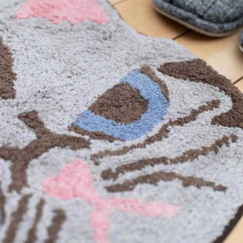 アニマルグッズ フロアマット マット エキゾフェイス ねこ インテリア雑貨 グッズ