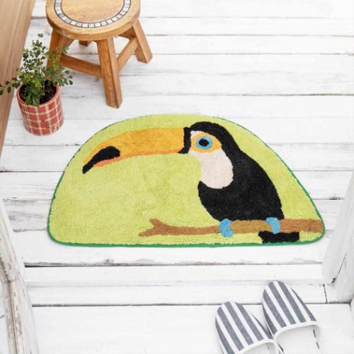 アニマルグッズ フロアマット マット バード オオハシ アニマル インテリア雑貨 グッズ