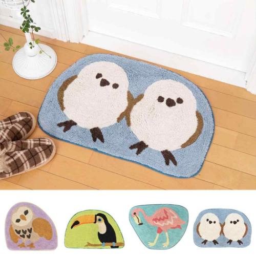 アニマルグッズ フロアマット マット バード オオハシ アニマル インテリア雑貨 グッズ